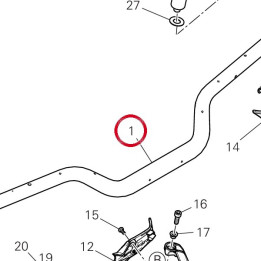 Guidon 36016662AA — réf. 36016662AA | Ducati Store