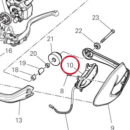 Clignotant gauche 53010791B — réf. 53010791B | Ducati Store