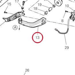 Equerre Protege-Main gauche — réf. 4601T551A | Ducati Store