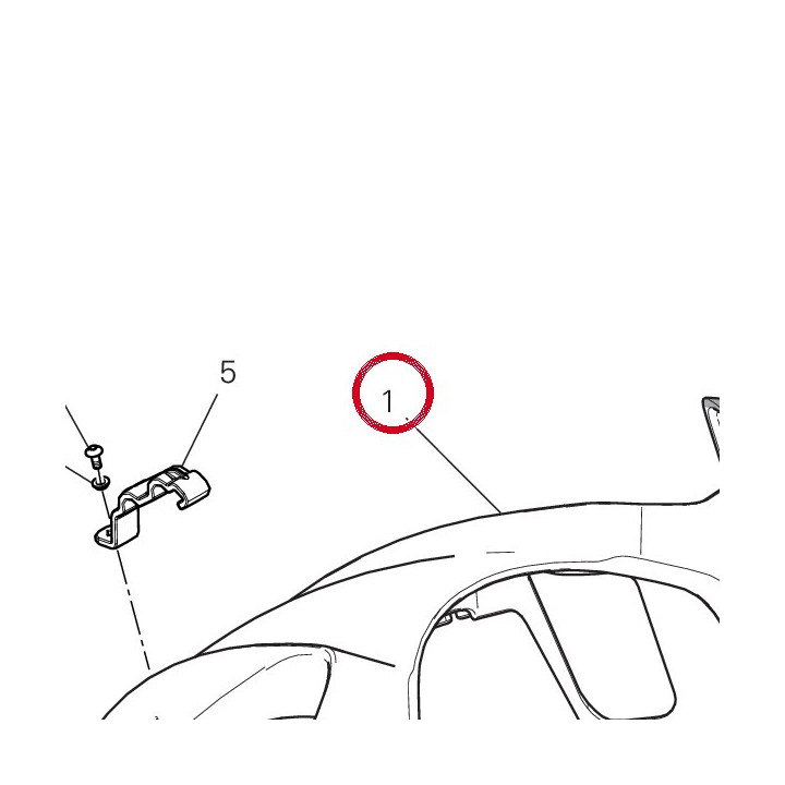 Garde-Boue avant 56421771BA — réf. 56421771BA | Ducati Store
