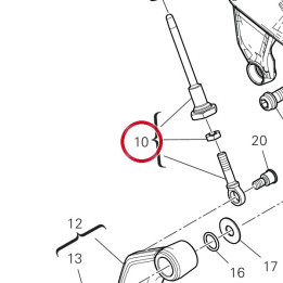 Tige 11721321BA — réf. 11721321BA | Ducati Store