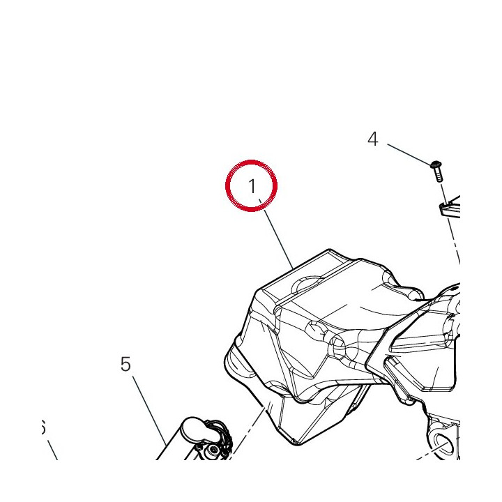 Réservoir carburant — réf. 58613661B | Ducati Store