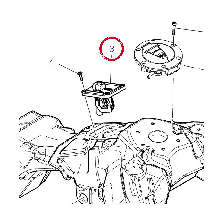 Jauge niveau essence — réf. 59210381A | Ducati Store