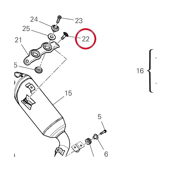 Vis special 7791B071AB — réf. 7791B071AB | Ducati Store