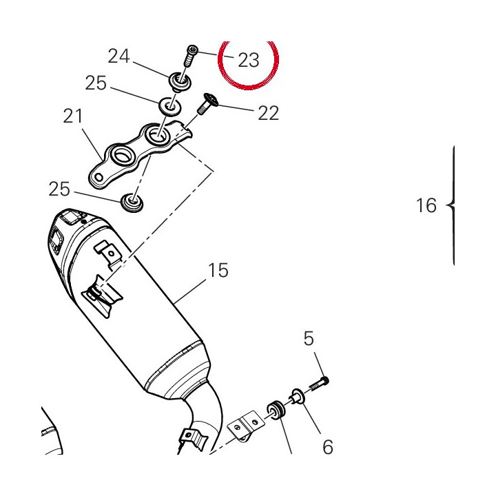 Vis 77355058B — réf. 77355058B | Ducati Store