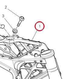 Cadre 47112681BA — réf. 47112681BA | Ducati Store