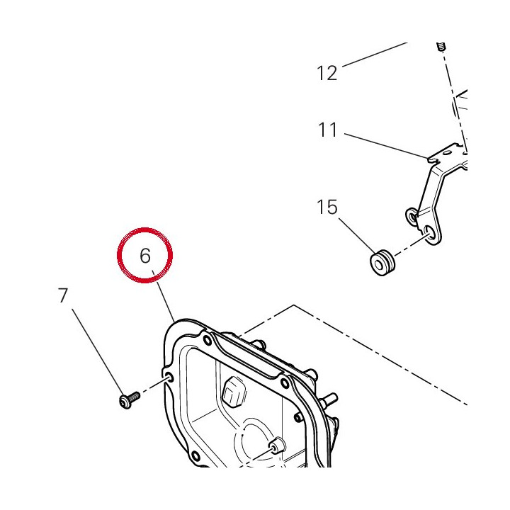 Couvercle droit cadre — réf. 8291T631B | Ducati Store