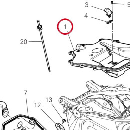 Couvercle airbox supérieur — réf. 24718612A | Ducati Store