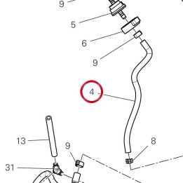 Tuyau 93513531A — réf. 93513531A | Ducati Store