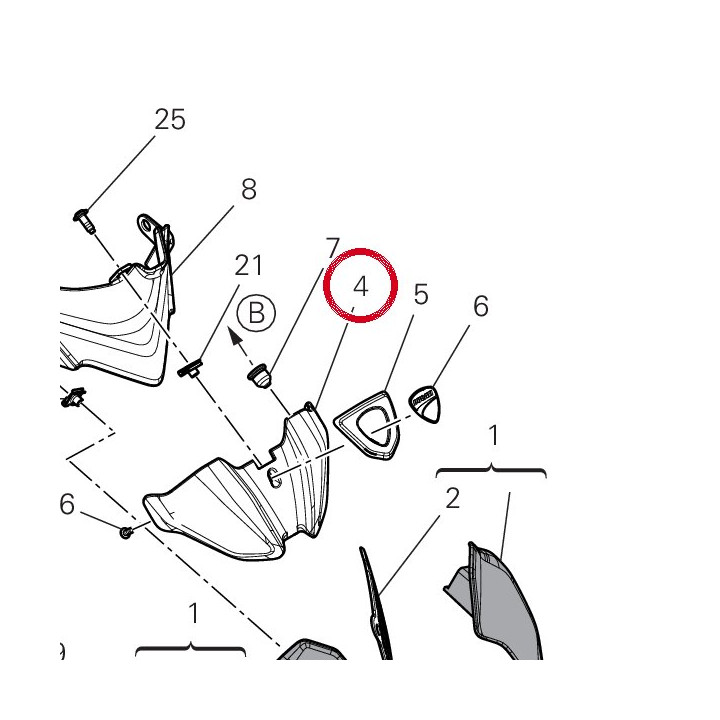 Cache tableau de bord — réf. 48115071A | Ducati Store