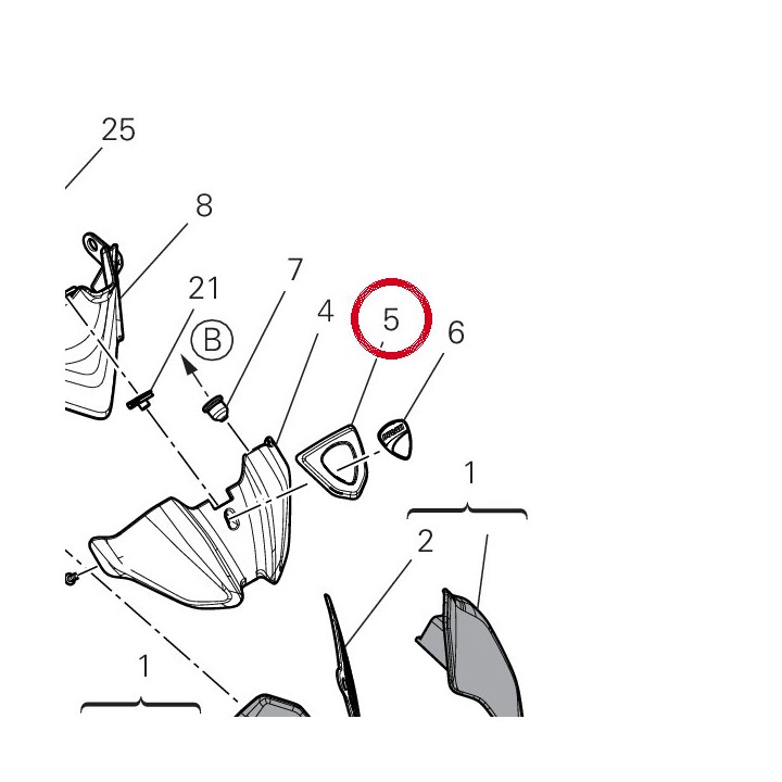 Cache 48115151A — réf. 48115151A | Ducati Store