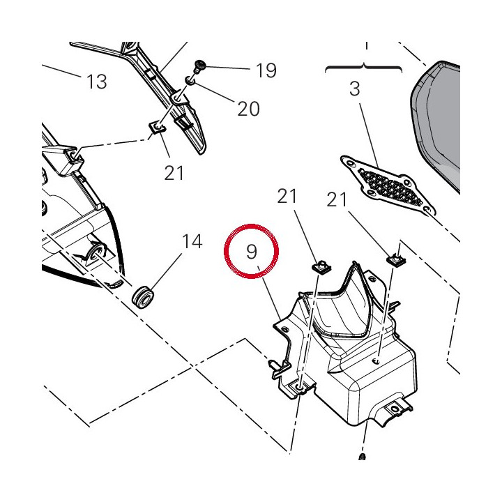 Canalisation 48115101A — réf. 48115101A | Ducati Store
