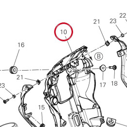 Support bulle 8291U091C — réf. 8291U091C | Ducati Store