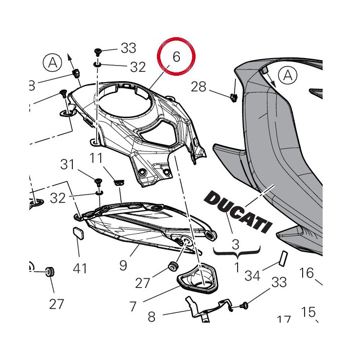 Cache R╘servoir 4801F231C — réf. 4801F231C | Ducati Store