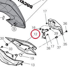 Couverture inférieure — réf. 48217891A | Ducati Store