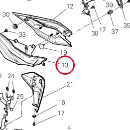Ecu Holder V23L 8291U041A — réf. 8291U041A | Ducati Store