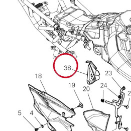 Cache echangeur de chaleur — réf. 4601W091A | Ducati Store