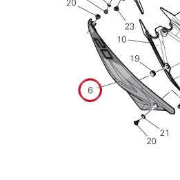 Panneau lateral droit — réf. 48312411AA | Ducati Store