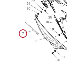 Decalco rad duct sx — réf. 4381S741A | Ducati Store