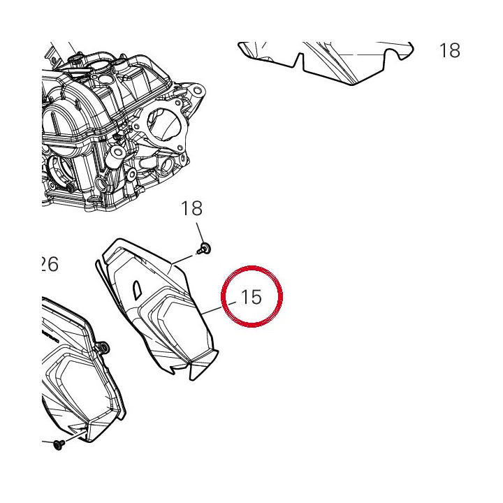 Reflechissant la chaleur — réf. 4601T922A | Ducati Store