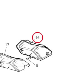 Couvercle gauche moteur — réf. 48217871A | Ducati Store