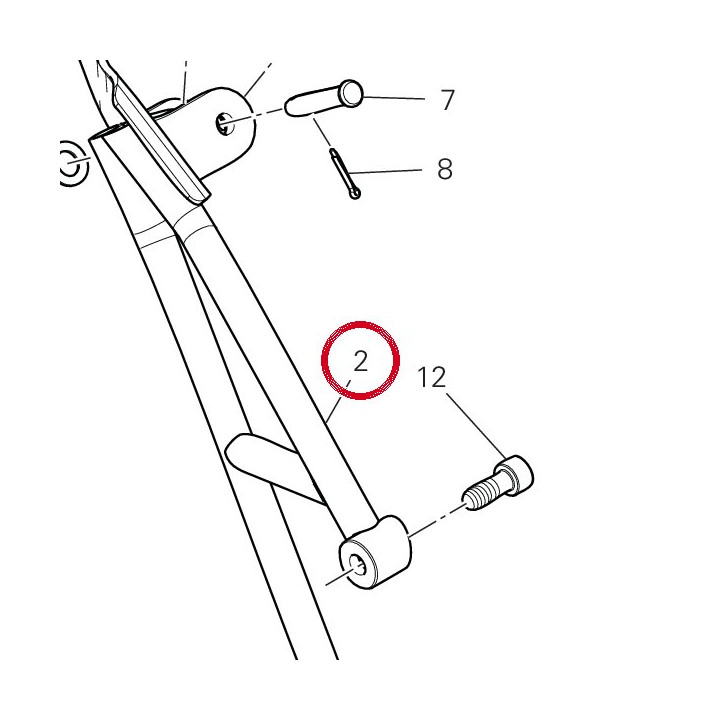 Plaque G. arrière — réf. 8241B101DA | Ducati Store