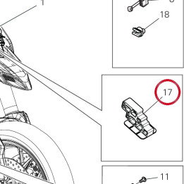 Support connecteur 86614651B — réf. 86614651B | Ducati Store