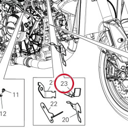 Support 8301N721CA — réf. 8301N721CA | Ducati Store
