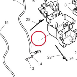 Support câblage 8291T951A — réf. 8291T951A | Ducati Store