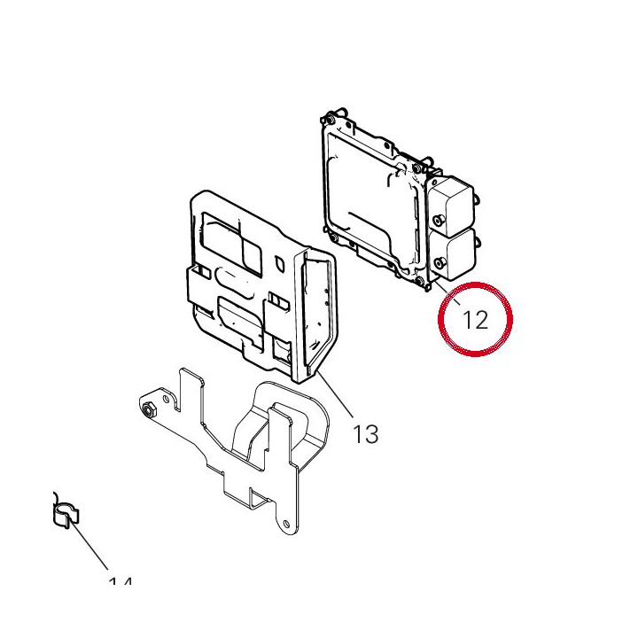 Centrale contrγle moteur — réf. 93640261AA | Ducati Store