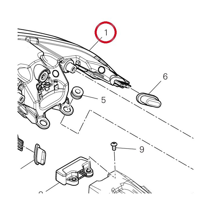 Feu arrière 52510891B — réf. 52510891B | Ducati Store