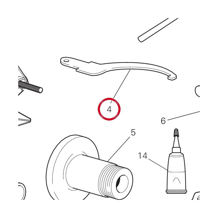 Clef réglage du moyeu — réf. 887131038 | Ducati Store