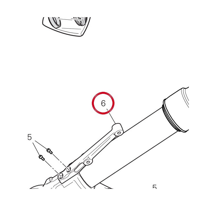 Equerre 34013421AA — réf. 34013421AA | Ducati Store