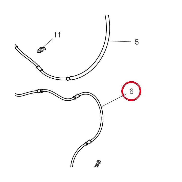 Durit boitier - étriers — réf. 61812431C | Ducati Store