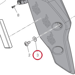 Rondelle 85611421A — réf. 85611421A | Ducati Store