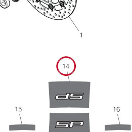 Decalcomanie devant — réf. 4381Q351A | Ducati Store