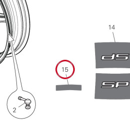 Decalcomanie droite — réf. 4381Q291A | Ducati Store