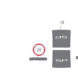 Decalcomanie droite — réf. 4381Q311A | Ducati Store