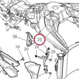 Bride droite 8301R781DA — réf. 8301R781DA | Ducati Store