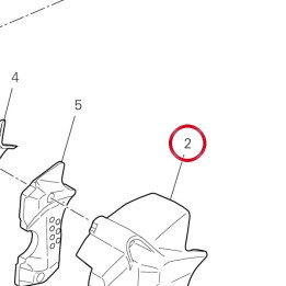 Couvercle pignon chaîne — réf. 4601M831A | Ducati Store