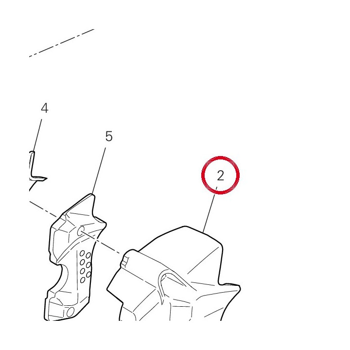 Couvercle pignon chaîne — réf. 4601M831A | Ducati Store