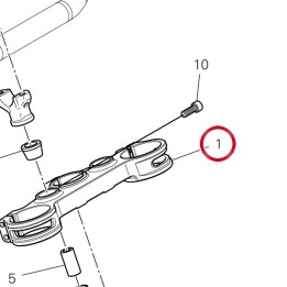 Tête de direction — réf. 34111934AA | Ducati Store