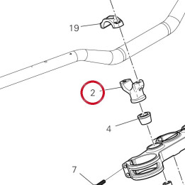 Cavalier inférieur — réf. 36016191BA | Ducati Store