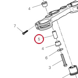 Entretoise 75012601A — réf. 75012601A | Ducati Store