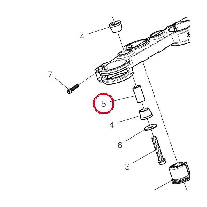 Entretoise 75012601A — réf. 75012601A | Ducati Store