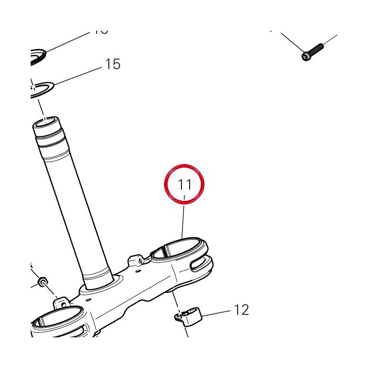Base di sterzo 34221331CA — réf. 34221331CA | Ducati Store