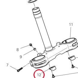 Passe-Tube 75812261B — réf. 75812261B | Ducati Store