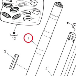 Fourche complète droit — réf. 34421351B | Ducati Store