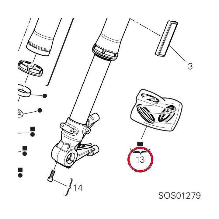 Kit garniture 34923471A — réf. 34923471A | Ducati Store