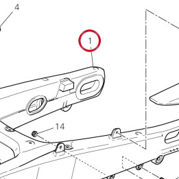 Bras oscillant arrière — réf. 37019241C | Ducati Store